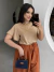 Blusa Básica Losay - Bege - comprar online