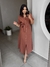 Vestido Chemise Balm - Terracota Rosado - comprar online