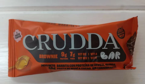 Barra Proteica Sin Gluten (40 g) - Crudda - comprar online