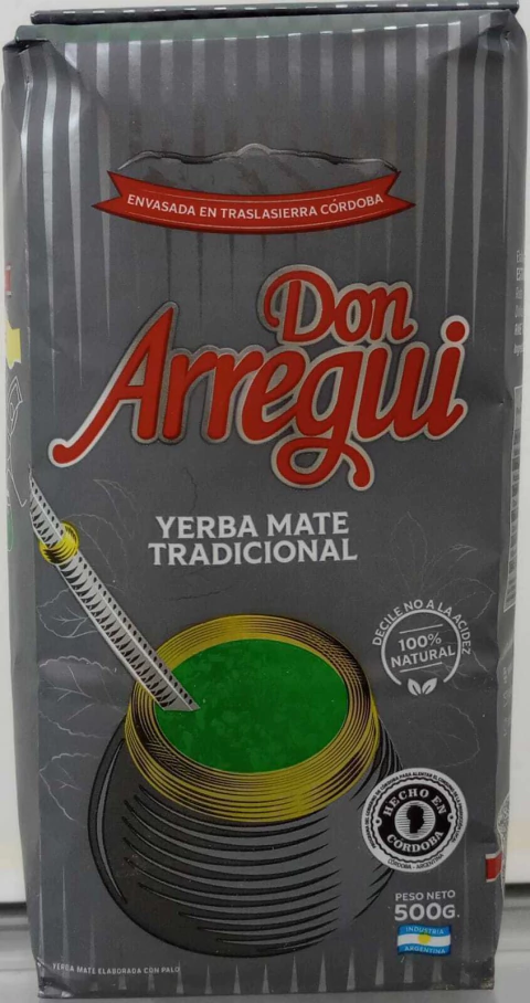 Yerba Mate Tradicional 500 gr - Don Arregui