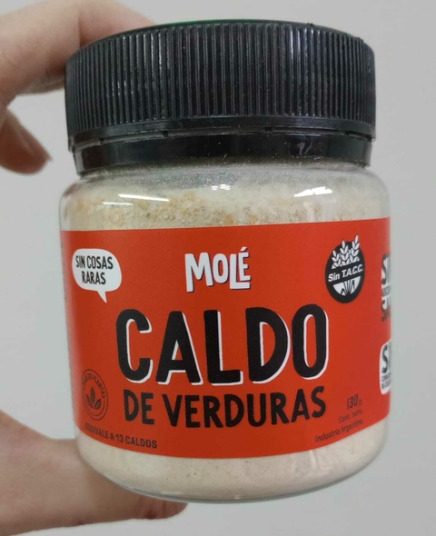 Caldo Natural De Verduras (130 g) Sin TACC - Molé