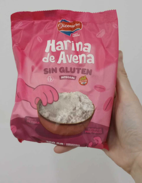 Harina de Avena Integral (350 g) - Dicomere