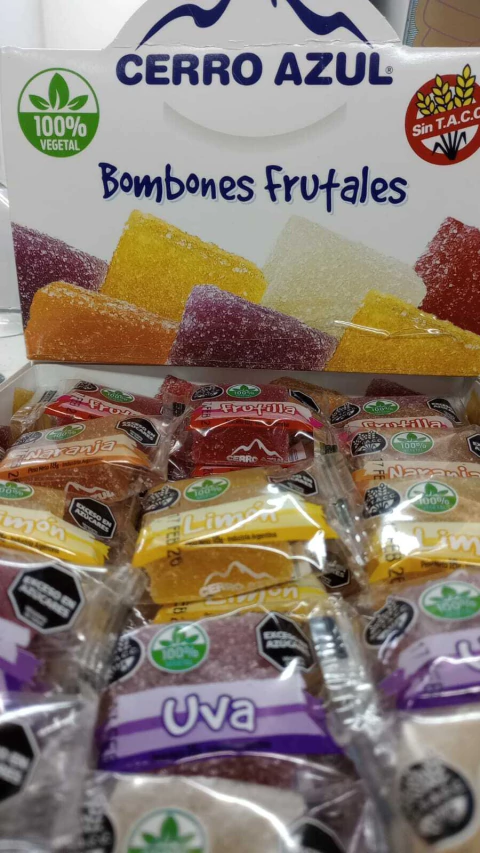 Bombón frutal (18 g) Sin Gluten - Cerro Azul