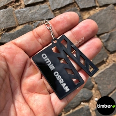 Chaveiros Personalizados de Acrílico Preto - comprar online