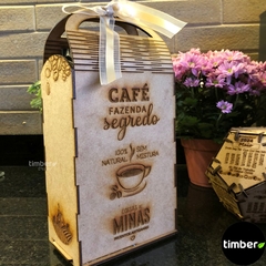 Caixa Personalizada com Alça de MDF - comprar online