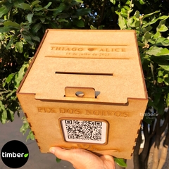 Caixa Cofre Personalizada com QR Code - comprar online