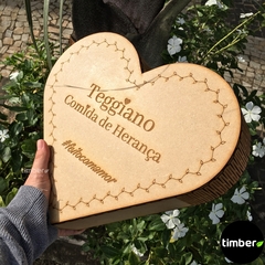 Caixa Coração de MDF Personalizada