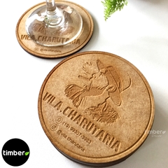 Porta Copos Personalizado de MDF - Timber Decor