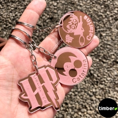 Imagem do Chaveiros Personalizados de Acrílico Espelhado - Harry Potter