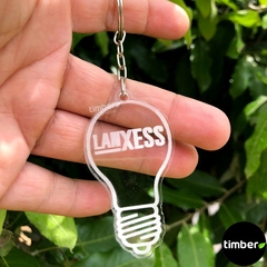 Chaveiros Personalizados de Acrílico Transparente - Timber Decor