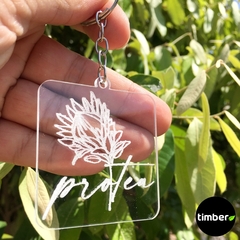 Chaveiros Personalizados de Acrílico Transparente - comprar online