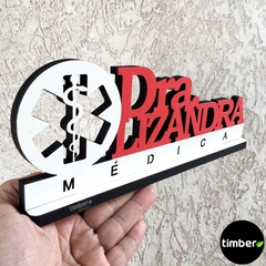 Placa Profissional Personalizada de MDF na internet