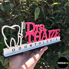 Placa Profissional Personalizada de MDF - Timber Decor