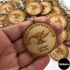 Chaveiros Personalizados de MDF - Profissões - comprar online