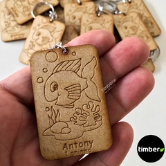 Chaveiros Personalizados de MDF - Fundo do Mar na internet