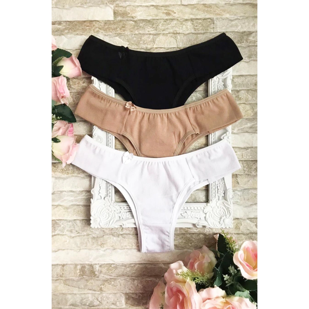 CALCINHA TANGA DE ALGODÃO