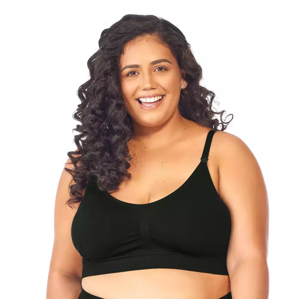 SUTIÃ AMAMENTAÇÃO COM BOJO REMOVÍVEL SEM COSTURA - PLUS SIZE
