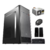 Kit Gabinete Jalatec Barebone JT-K34 C/Fuente JT-500 Mouse/Teclado/Parlante