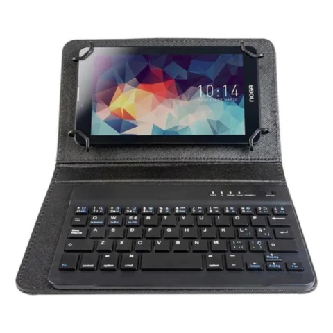Funda con Teclado Noganet NKB-BT10 Bluetooth Universal para Tablets - comprar online