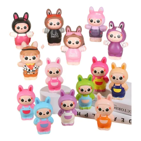 Muñequito Labubu Antiestrés | Juguete Coleccionable Suave y Flexible