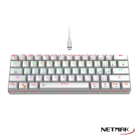 Teclado Mecánico Gamer Netmak Dominate Switch Outemu Blue en internet