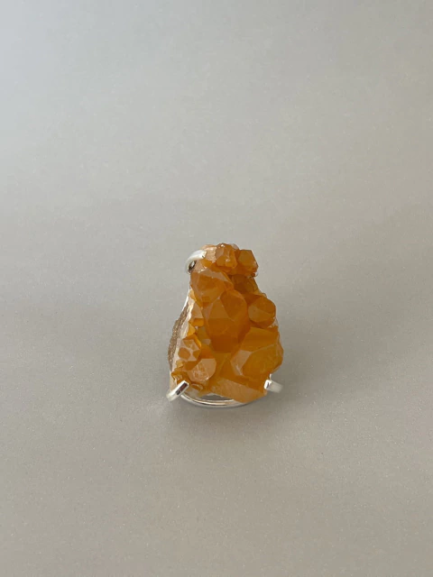 Anillo Astra - Drusa Mandarina Plata