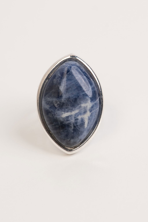 Anillo Noa - Lapizlasuli Plata