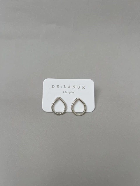 Aros Gota medianos - Alpaca