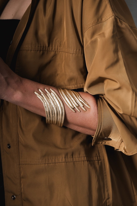 Brazalete Aurele - Dorado