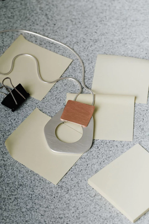 Collar Calia - Plateado & rose