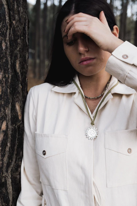 Collar Ibiza - Verde & Plateado