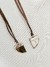 Collar GMG - Asta Y Alpaca & Cuero marrón