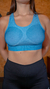TOP AZUL GASPEADO - comprar online