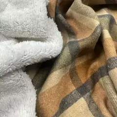 PAÑO CUADRILLE CON PIEL BEIGE