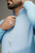 Jaleco Masculino Charles - Azul Claro - Dr. Bio Jalecos