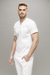 Imagem do Scrub Masculino Bernardo - Branco