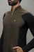 Imagem do Jaleco Masculino Charles - Musgo-Preto