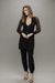 Jaleco Feminino Violeta - Preto - loja online