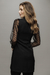 Jaleco Feminino Violeta - Preto - comprar online