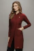 Jaleco Feminino Brigite - Marsala - Dr. Bio Jalecos