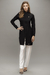 Jaleco Feminino Brigite - Preto - Dr. Bio Jalecos