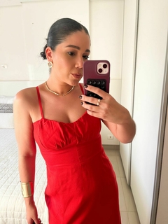 Vestido Em Linho - Santorini - comprar online