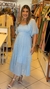 VESTIDO CHARLOTTE AZUL CLARO - comprar online
