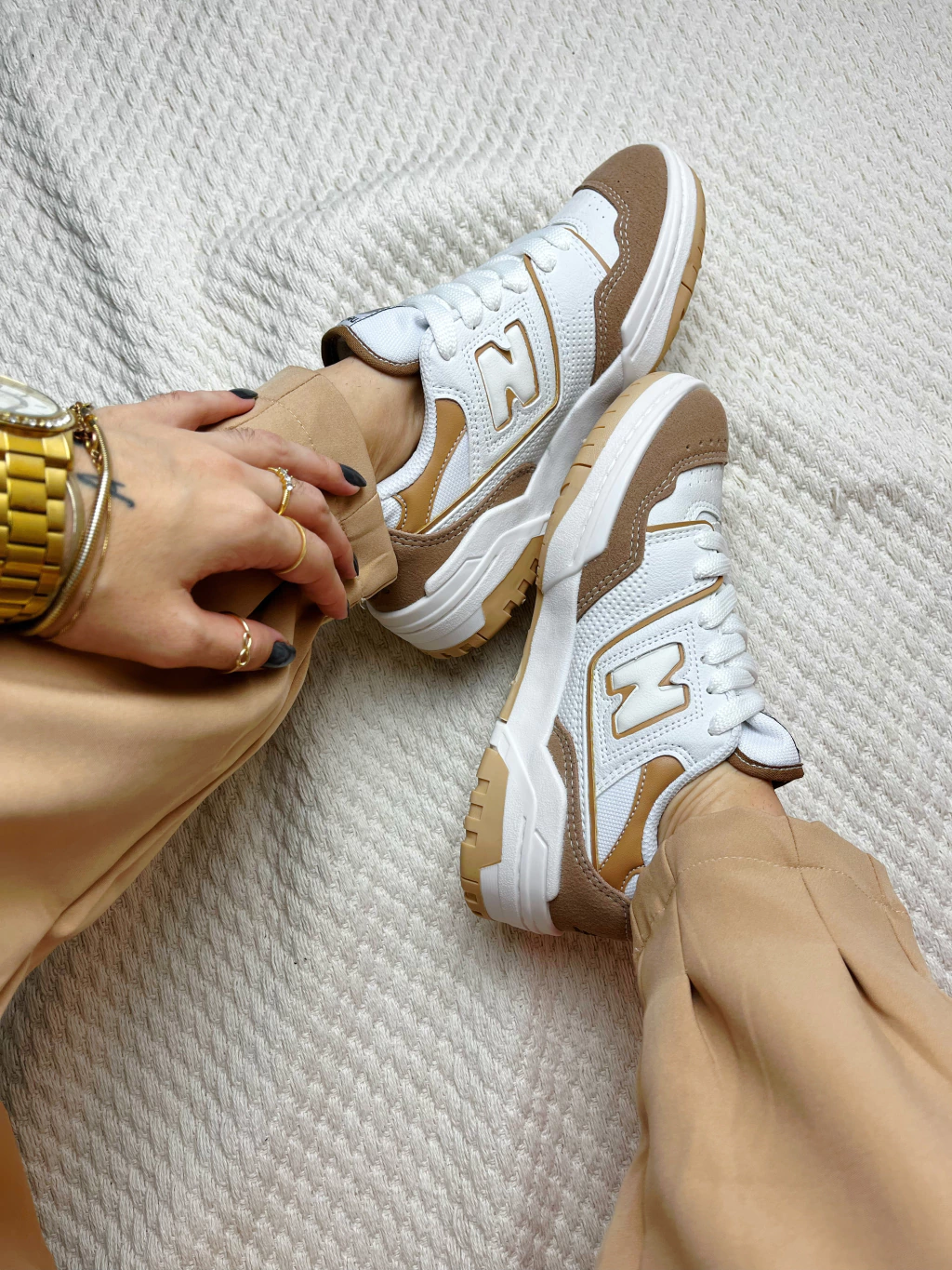 NEW BALANCE 550 BRANCO PALHA