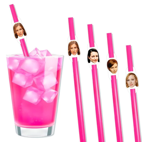 Canudinho para Bebidas Temático Sex and The city