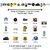 Varal decoração de Aniversário Bandeirinha com imagens Retrô Anos 90 - comprar online