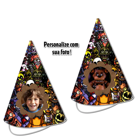 Chapéu Aniversário Decoração Festa Five Night Freddy's