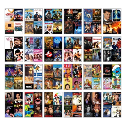 Pôster Painel Filmes dos anos 80 Banner Decoração de Festa