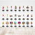 Kit Festa Hannah Montana Topo de Bolo e 28 Toppers de Docinhos - comprar online