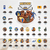 Topo de Bolo + Tags de Docinhos Basquete Golden State